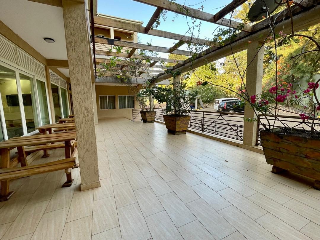 Covered terrace at The Address Resort