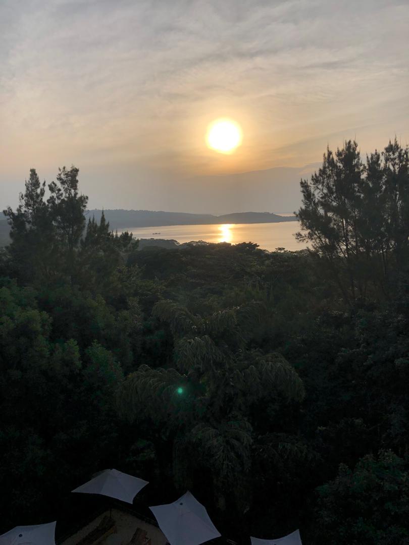 Sunset over Lake Victoria at The Address Resort